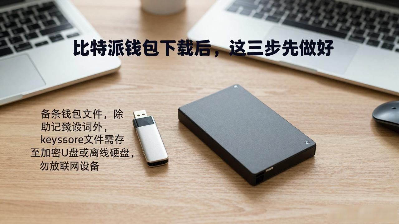 比特派钱包下载后，这三步先做好