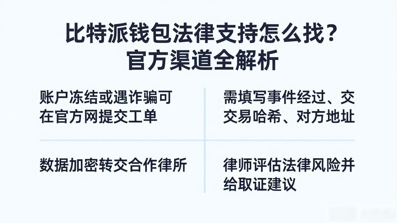 比特派钱包法律支持怎么找？官方渠道全解析