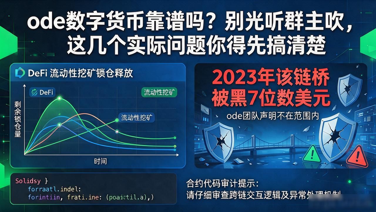 ode币DeFi流动性挖矿风险_ode数字货币是以太坊合约代币吗_ode 数字货币