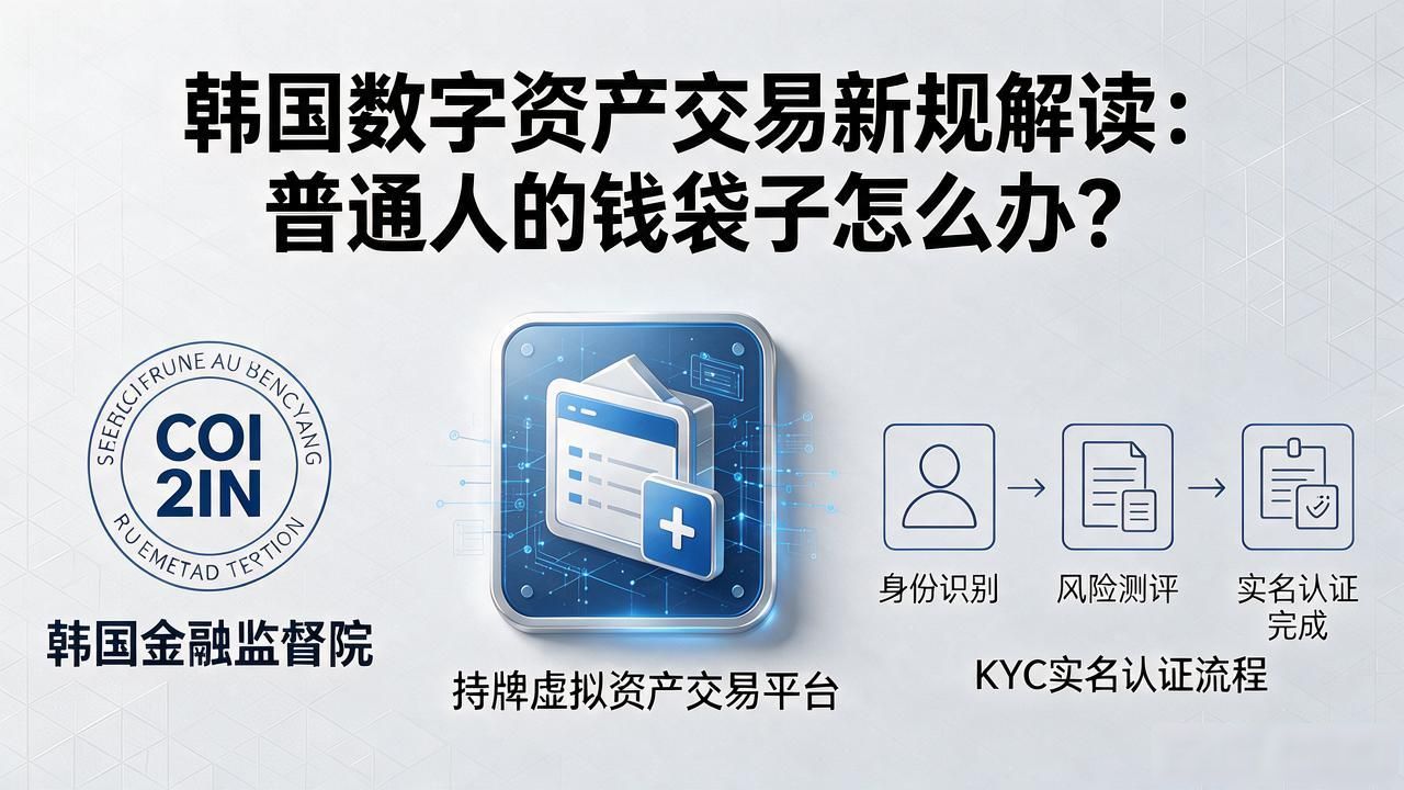 韩国数字资产交易新规解读：普通人的钱袋子怎么办？