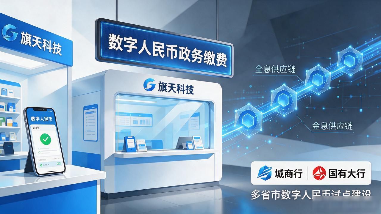 旗天科技数字人民币服务_旗天科技数字货币板块_数字人民币底层技术支撑